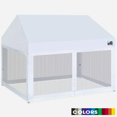 10x15 Pro Apex Canopy Tent with 4 Screen Zipper Walls