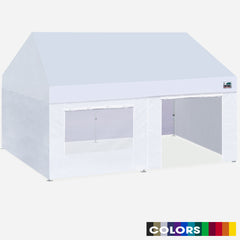 10x20 Apex Canopy Tent with Enclosure Wall Kit