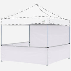 Canopy Back Wall, Rail Skirts for 10FT x 10FT Booth Canopy,Wall Only