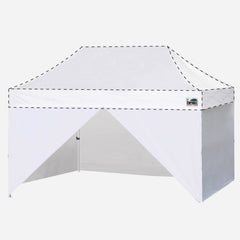 10x15 Enclosure Canopy Wall Kit with Middle Zipper Entry Door