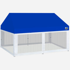 10x20 Apex Canopy Tent with 4 Screen Zipper Walls