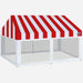 Stripe Red/White