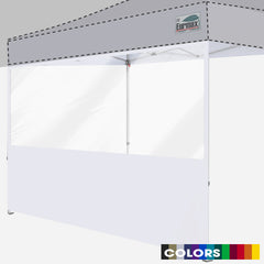 10FT Pop Up Canopy Side Wall with PVC Panorama Window