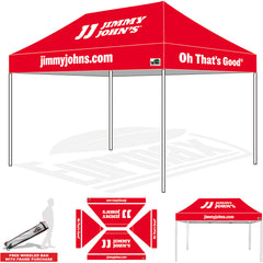 JIMMY JOHN'S CUSTOM CANOPY WITH ROLLER BAG
