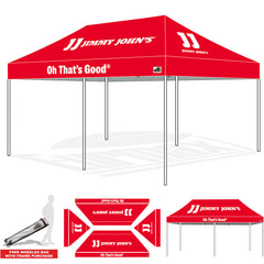 JIMMY JOHN'S CUSTOM CANOPY WITH ROLLER BAG