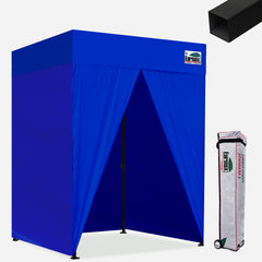 Standard 5x5 Steel Flat Top Canopy Tent with 4 Middle Zipper Walls