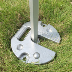 Pop Up Canopy Tent Cast Iron Weight Feet 2-Pc Pack