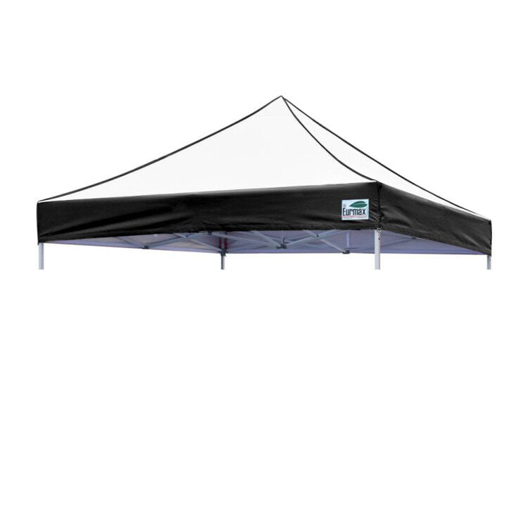 10x10 Pop Up Canopy Tent Replacement Top Only – Silver/White, Waterproof, Polyurethane