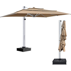Apollo 10x13FT Rectangular Cantilever Market Patio Umbrella