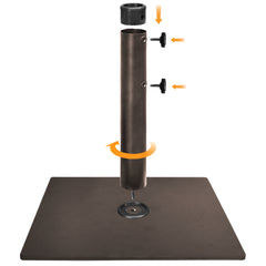 53 lbs Square Umbrella Base