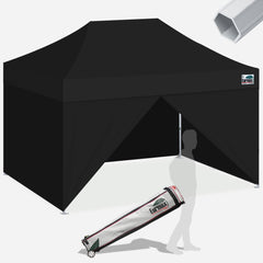 Pro 10x15 Aluminum Pop Up Tent with Enclosure Canopy Wall Kit