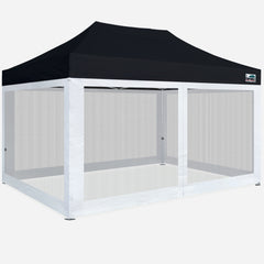 10x15 Pop Up Canopy with 4 Screen Zipper Walls