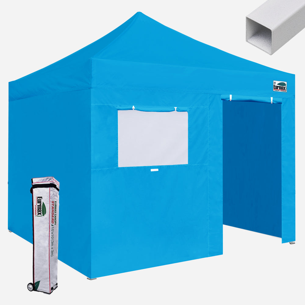 tent with zipper Standard 10x10 Steel Canopy Tent with Zipper Wall Panels