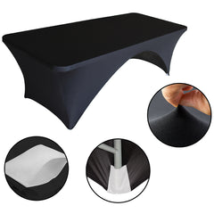 5Ft Stretchable Tablecloth Open Back 2 Pack