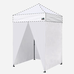 5x5 Enclosure Canopy Wall Kit with Middle Zipper Entry Door