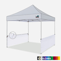 8FT Pop Up Canopy Half Wall 2 Pack