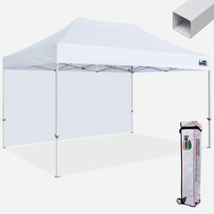 Standard 10x15 Steel Canopy Tent with Backwall