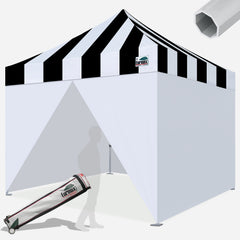 Beyond Carnival 10X10 Aluminum Instant Canopy with Enclosure Wall Kit