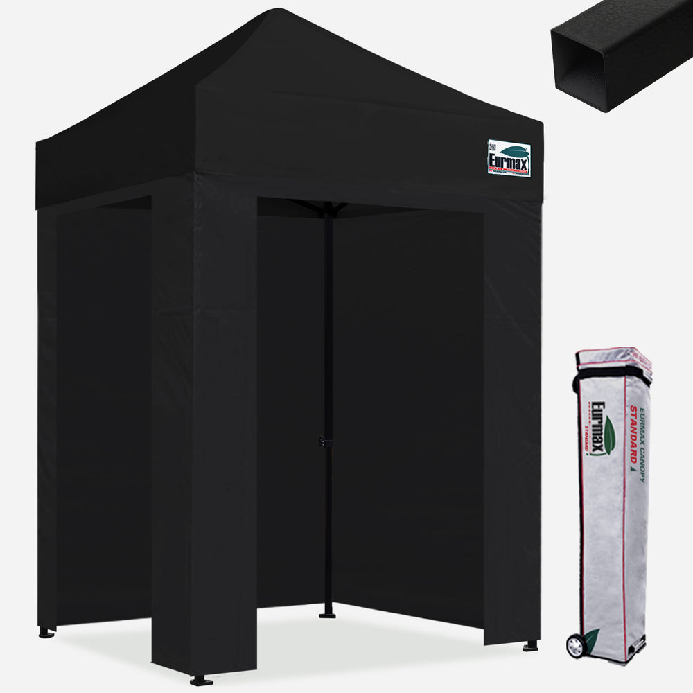 EURMAX Standard 5x5 Canopy Tent W/ 4 Zipper Walls – Eurmax