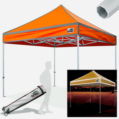 Beyond 10X10 Aluminum Instant Canopy Hi-Vision Orange