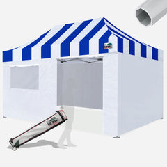 Beyond Carnival 10X15 Aluminum Instant Canopy with 4 Zipper Walls