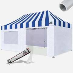 Beyond Carnival 10X20 Aluminum Instant Canopy with 4 Zipper Walls