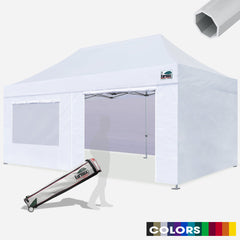 Beyond 10X20 Aluminum Instant Canopy with  4 Zipper Walls