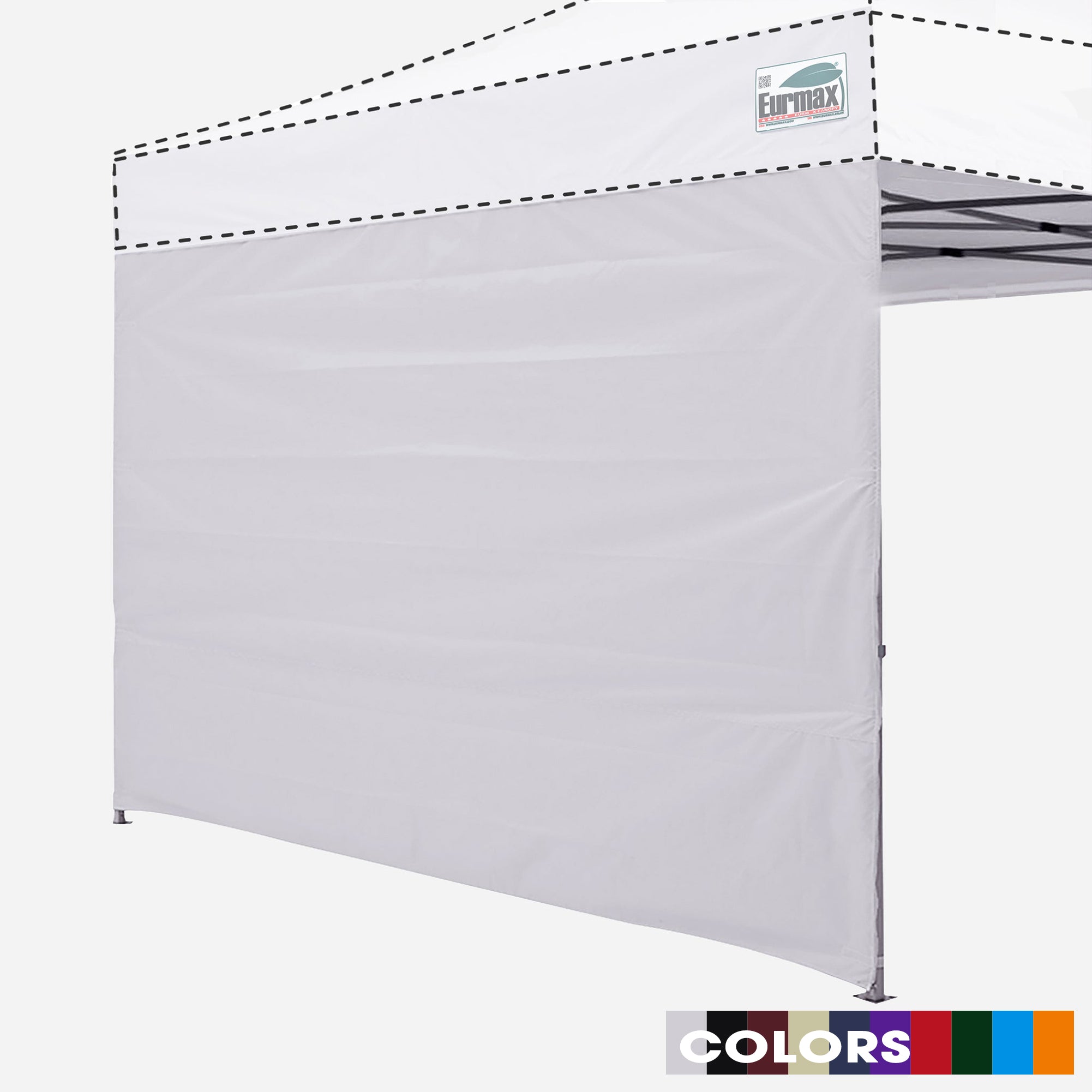 10FT Pop Up Canopy Back Wall - Eurmax.com