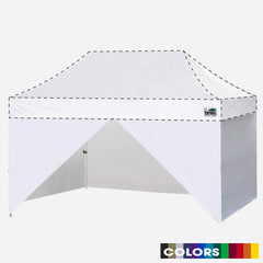 10x15 Enclosure Canopy Wall Kit with Middle Zipper Entry Door