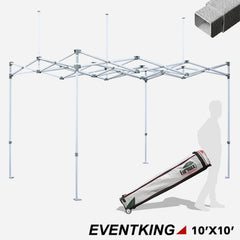 Standard 10x10 EventKing Canopy Frame with Heavy Duty Roller Bag