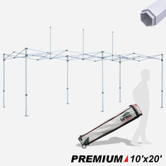 Premium 10x20 Canopy Frame with Heavy Duty Roller Bag