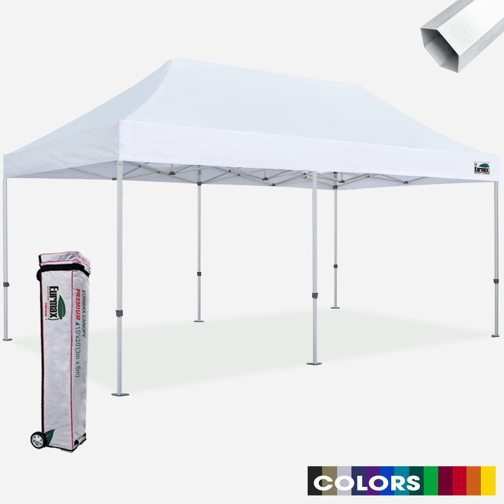 Premium 10x20 Steel Pop Up Canopy