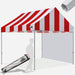 Stripe Red with White Wall
