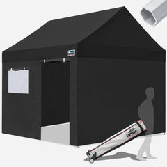 Apex Pro 10x10 Aluminum Pop Up Tent with Enclosure Wall Kit
