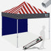 American Flag with Navy Blue Wall