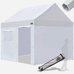 Pro EventKing 10x10 Aluminum Pop Up Tent with Enclosure Wall Kit