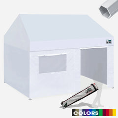 Apex Pro 10x15 Aluminum Pop Up Tent with Enclosure Wall Kit