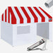 Stripe Red/White