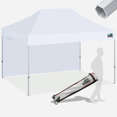 Pro 10x15 Aluminum Pop Up Tent with Backwall