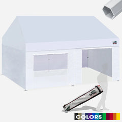 Apex Pro 10x20 Aluminum Pop Up Tent with Enclosure Wall Kit