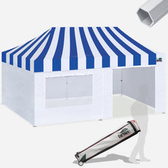 PRO Carnival 10x20 Aluminum Pop Up Tent with 4 Zipper Walls