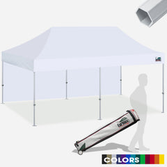 Pro 10x20 Aluminum Pop Up Tent with Backwall