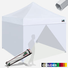 Pro 10x10 Aluminum Pop Up Tent with Enclosure Canopy Wall Kit