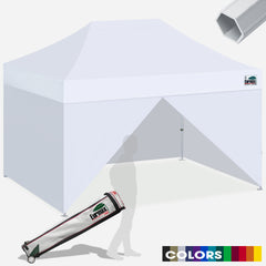 Pro 10x15 Aluminum Pop Up Tent with Enclosure Canopy Wall Kit