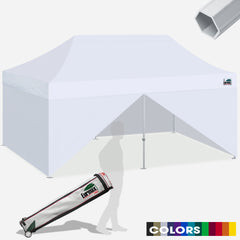 Pro 10x20 Aluminum Pop Up Tent with Enclosure Canopy Wall Kit