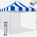 Stripe Blue with White Wall