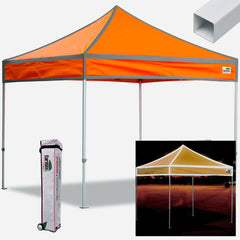 Standard 10X10 Steel Canopy Tent Hi Vision Orange