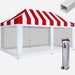 Stripe Red / White