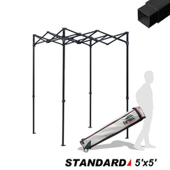 Standard 5x5 Canopy Frame with Heavy Duty Roller Bag