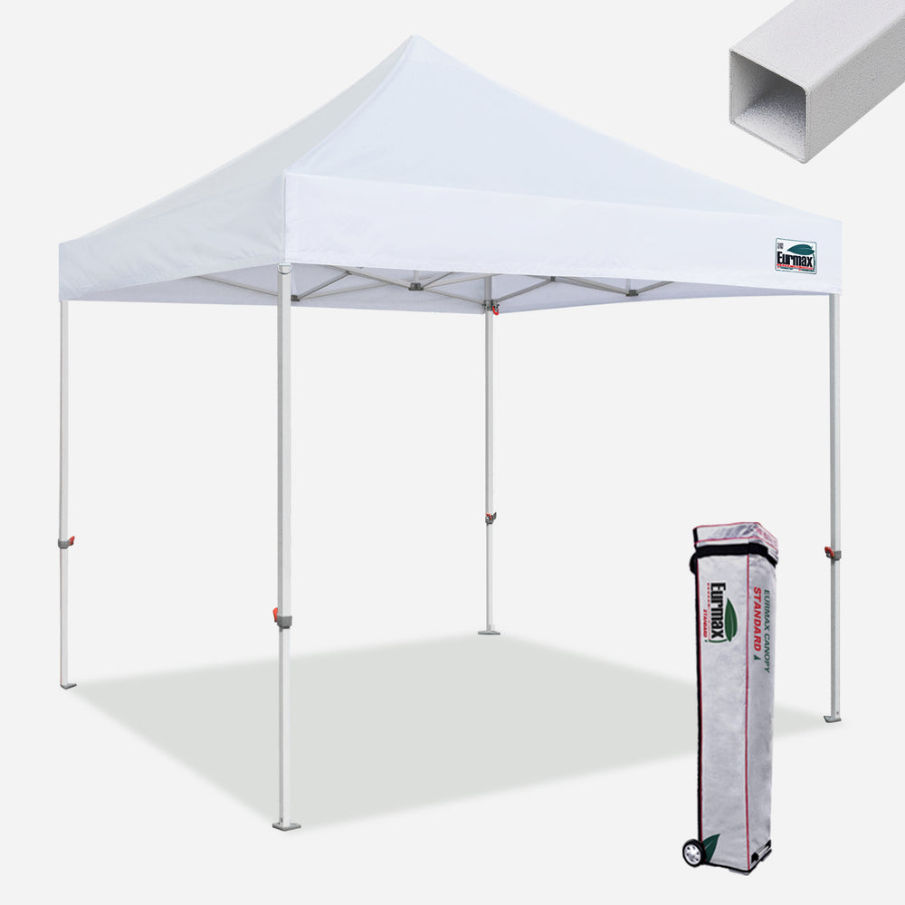 8x8 tent Eurmax Standard 8x8 Steel EZ Pop Up Canopy Tent